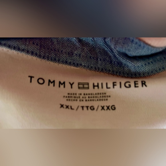 Tommy Hilfiger Polo Shirt XXL Excellent Condition light pink - Picture 9 of 10